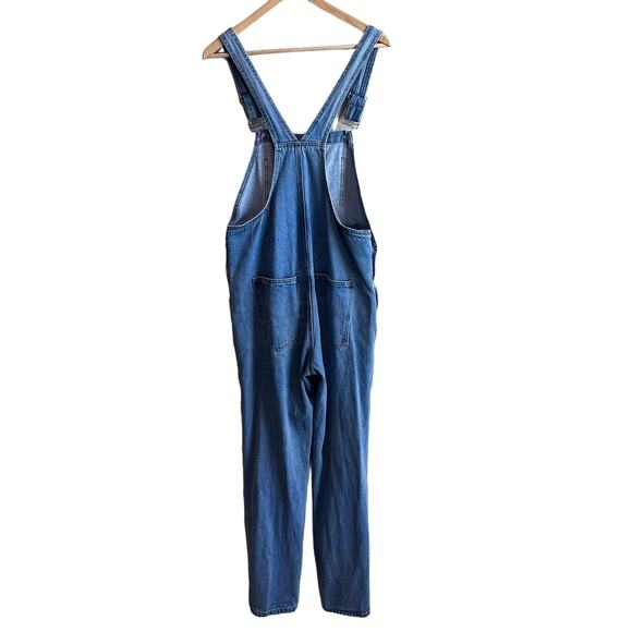 WeWoreWhat Basic Overalls Light Wash Denim M - Picture 7 of 11